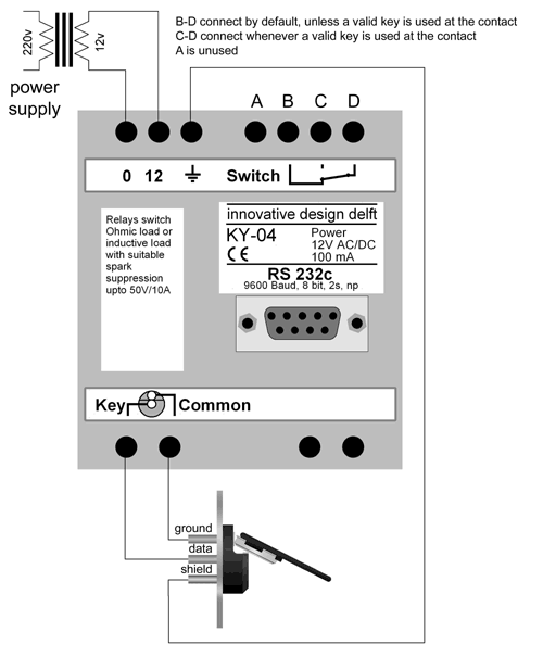 Wiring scheme for the KY-04s